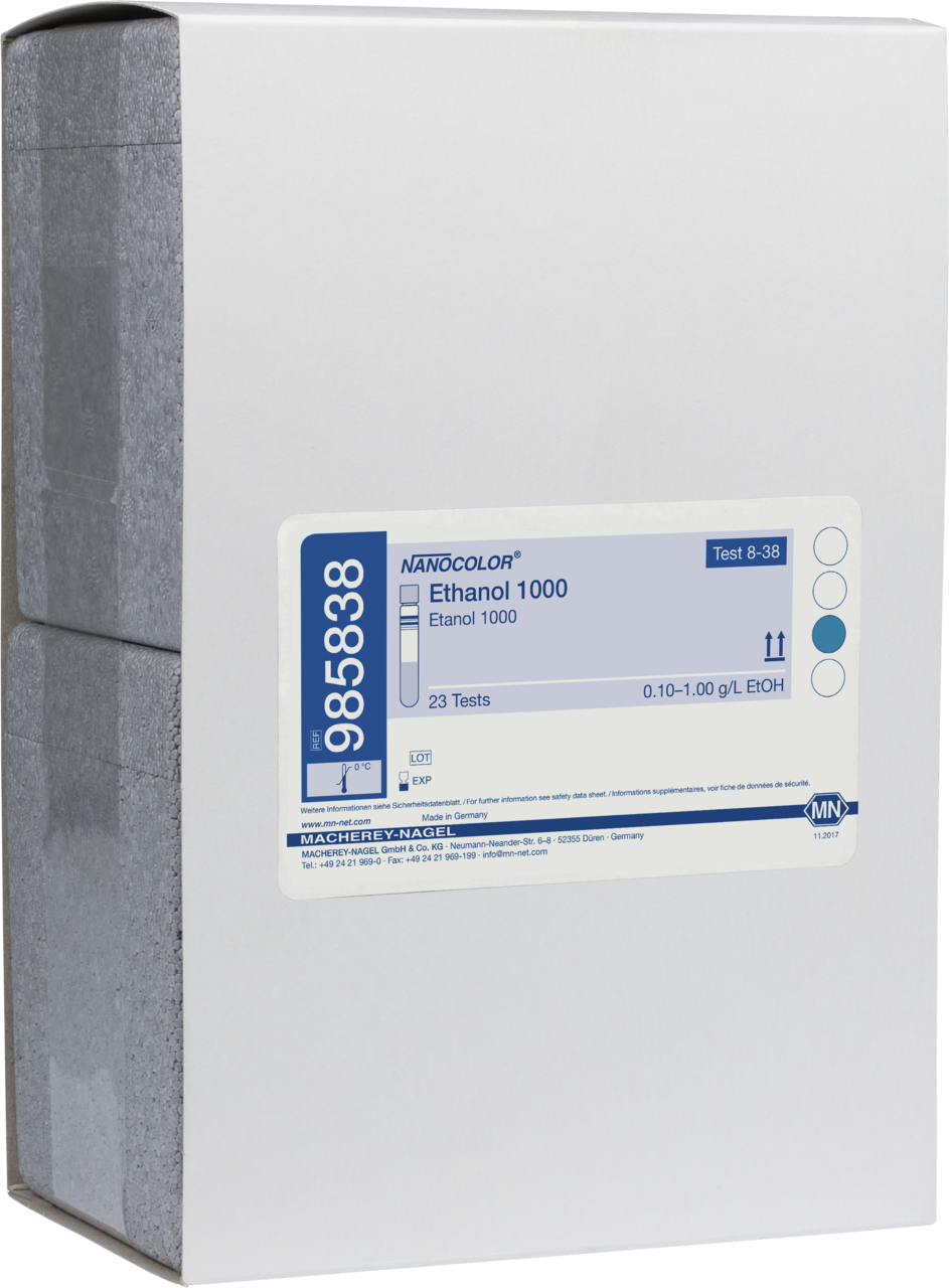 Tube test NANOCOLOR Ethanol 1000, MACHEREYNAGEL, MN MACHEREYNAGEL