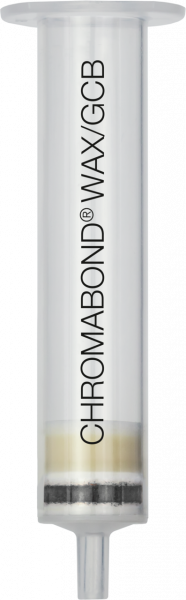 SPE column, CHROMABOND WAX/GCB, 30 µm WAX, 6 mL, 150 mg/50 mg