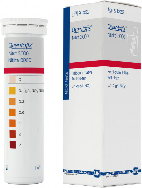 Semi-quantitative test strips QUANTOFIX Nitrite 3000