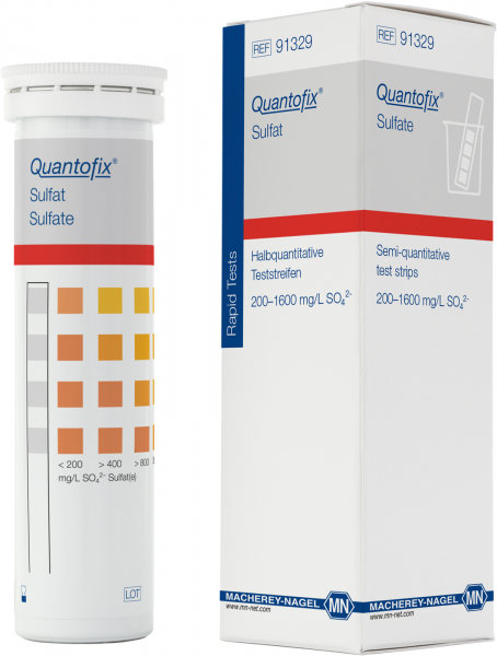 Semi-quantitative test strips QUANTOFIX Sulfate