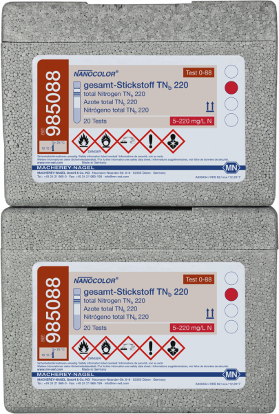 Tube test NANOCOLOR total-Nitrogen TNb 220