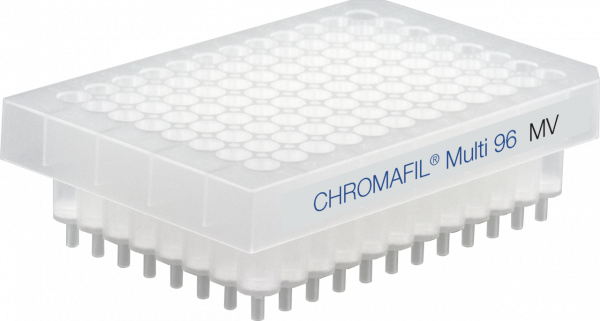 96-well filter plates, CHROMAFIL MV, Approx. 8 mm, 0.45 µm