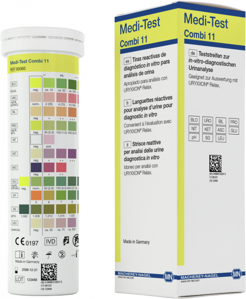 Urine test strips, Medi-Test Combi 11