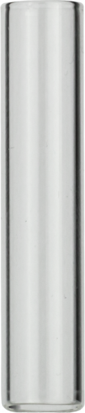 Shell vial, N 8, 8.2x40.0 mm, 1.0 mL, flat bottom, clear