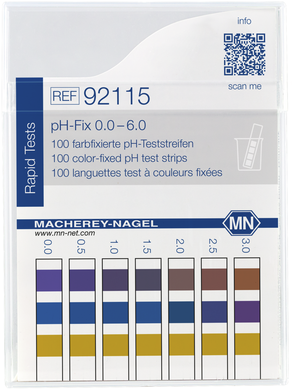 Papier indicateur pH, MACHEREY-NAGEL®, en languette - Materiel pour  Laboratoire
