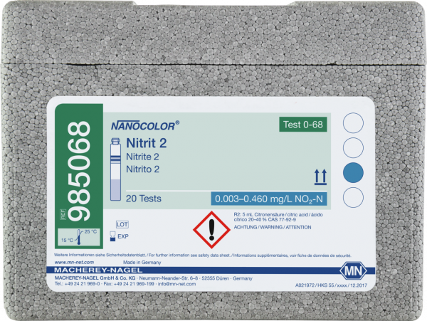 Tube test NANOCOLOR Nitrite 2