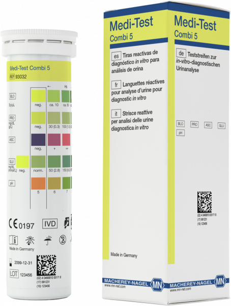 Urine test strips, Medi‑Test Combi 5