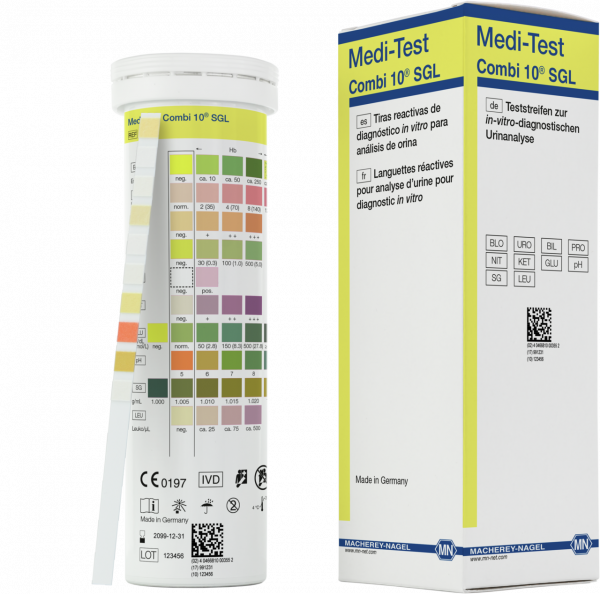 Urine test strips, Medi‑Test Combi 10 SGL