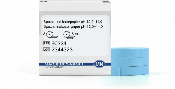 Special indicator paper pH 12.0–14.0 , reel, refill pack