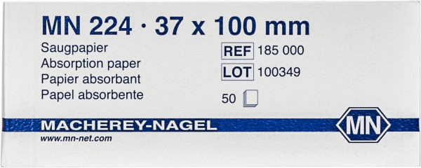 Microscopy paper MN 224, Block, 3.7 cm x 10 cm, 50 sheets