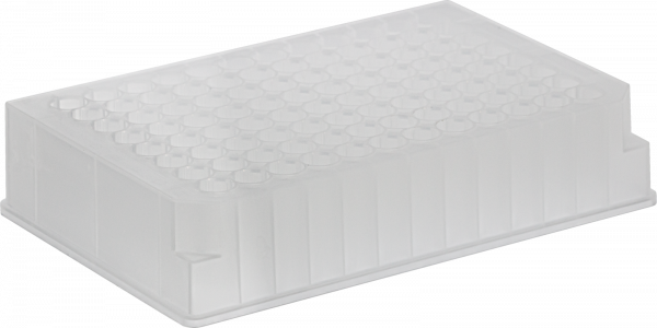 Round‑well Block Low U‑bottom incl. Self-adhering Foil
