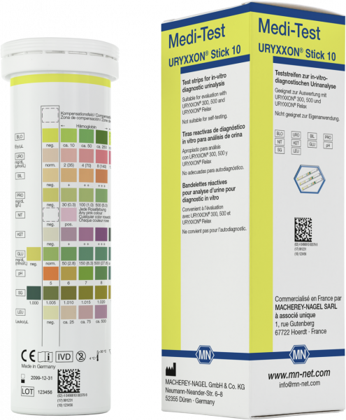 Urine test strips, Medi‑Test URYXXON Stick 10