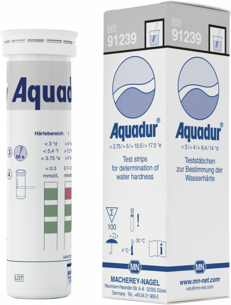 AQUADUR 4–14, for water hardness, box