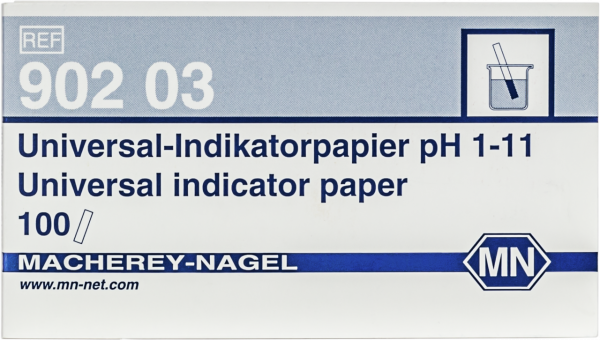 Universal indicator paper pH 1–11, booklet