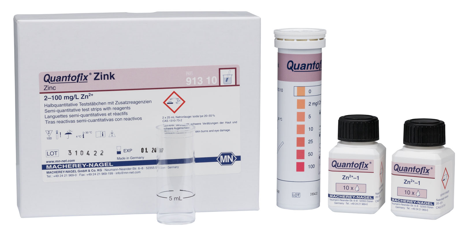 manganese test strips