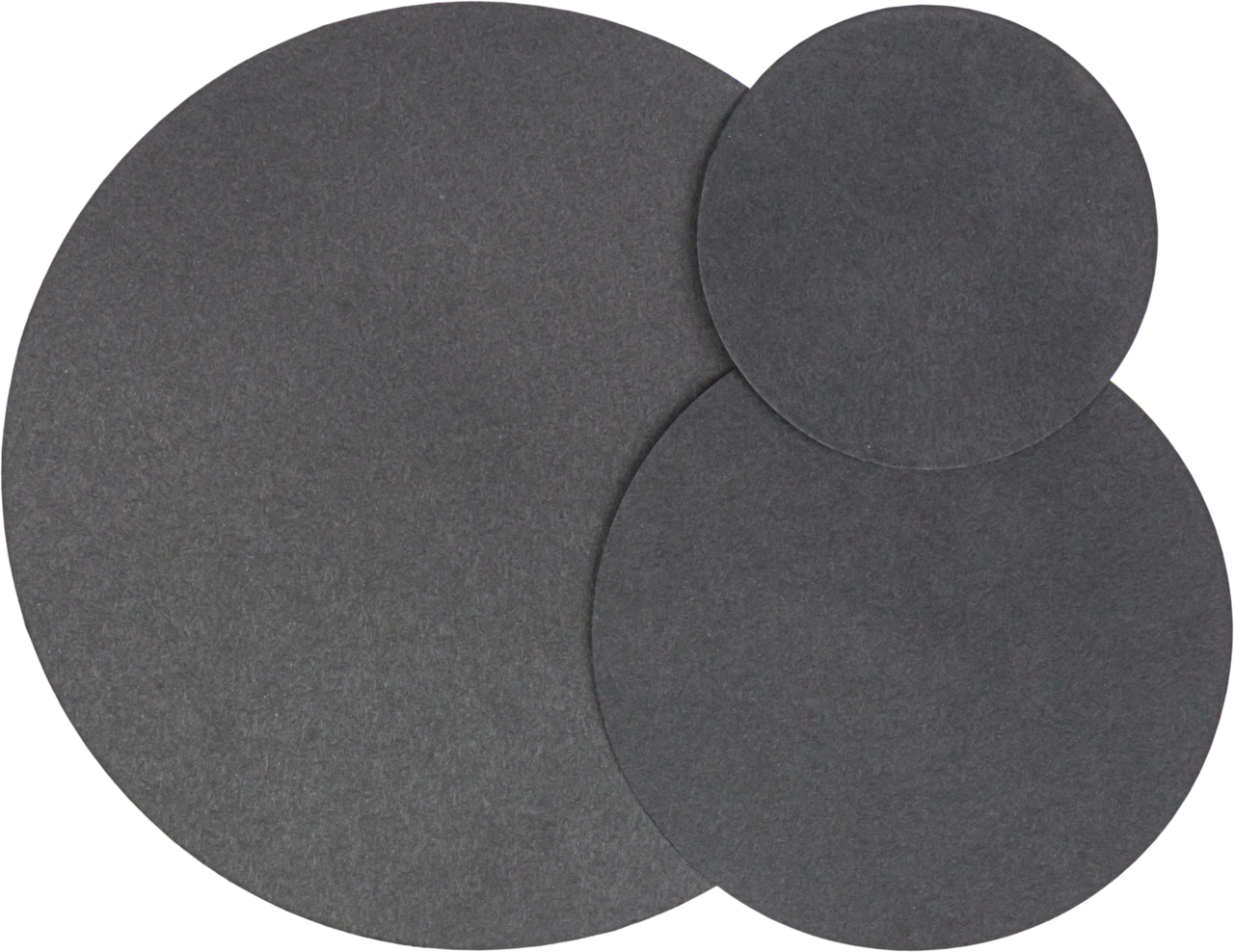 Filter paper circles, MN 220, Black, Medium to slow (45 s), Smooth