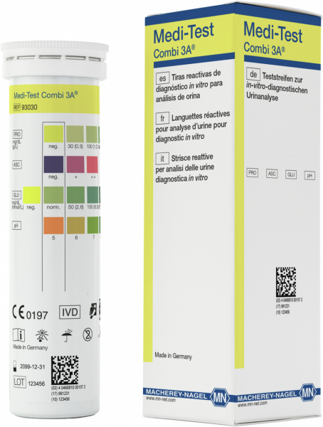 Urine test strips, Medi‑Test Combi 3 A