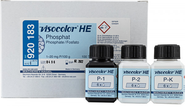 Colorimetric test kit VISOCOLOR HE Phosphorous in soil, refill pack