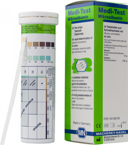 Urine test strips, Medi‑Test Mikroalbumin
