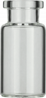 Crimp neck vial, N 20, 22.5x46.0 mm, 10.0 mL, flat bottom, flat neck, clear Crimp neck vial, N 20, 22.5x46.0 mm, 10.0 mL, flat bottom, flat neck, clear
