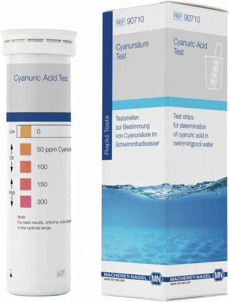 Semi-quantitative test strips Cyanuric Acid Test (swimming pools)