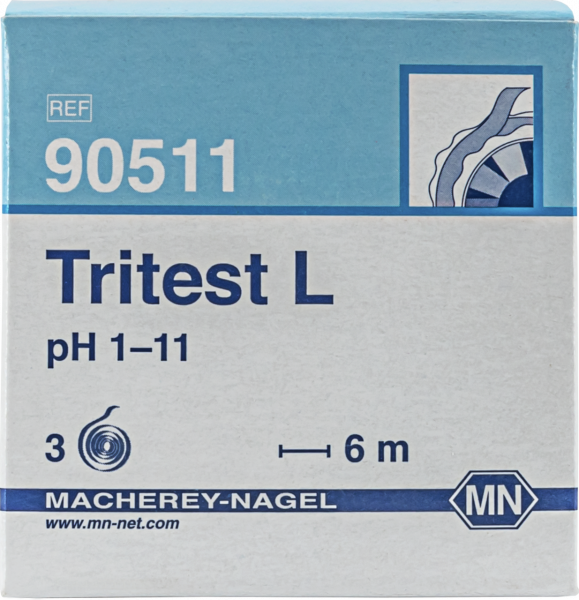 pH test paper Tritest L pH 1–11, refill pack