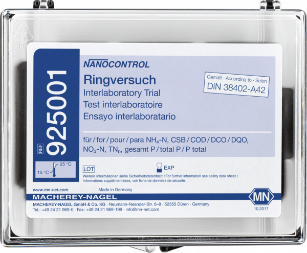 NANOCONTROL Interlaboratory trial