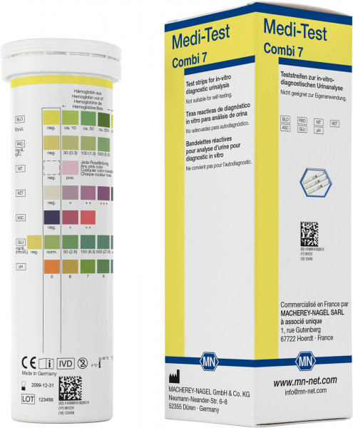 Urine test strips, Medi‑Test Combi 7