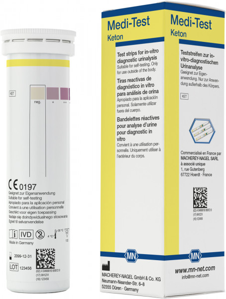 Urine test strips, Medi‑Test Ketone