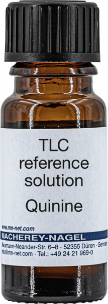 TLC reference solution, quinine