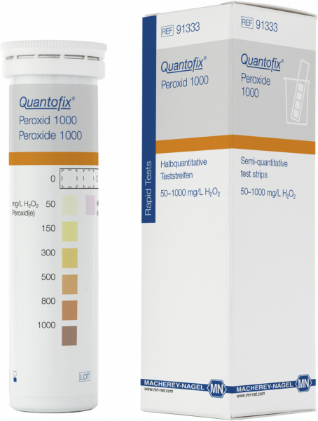 Semi-quantitative test strips QUANTOFIX Peroxide 1000