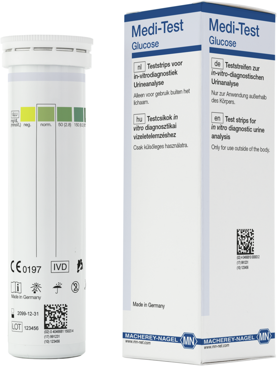 Harnteststreifen, Medi-Test Glucose zur Patientenselbstkontrolle |  MACHEREY-NAGEL