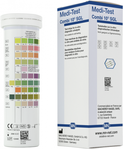 Urine test strips, Medi‑Test Combi 10 SGL