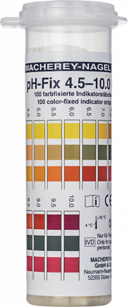 pH test strips, pH‑Fix 4.5–10.0 PT, fixed indicator