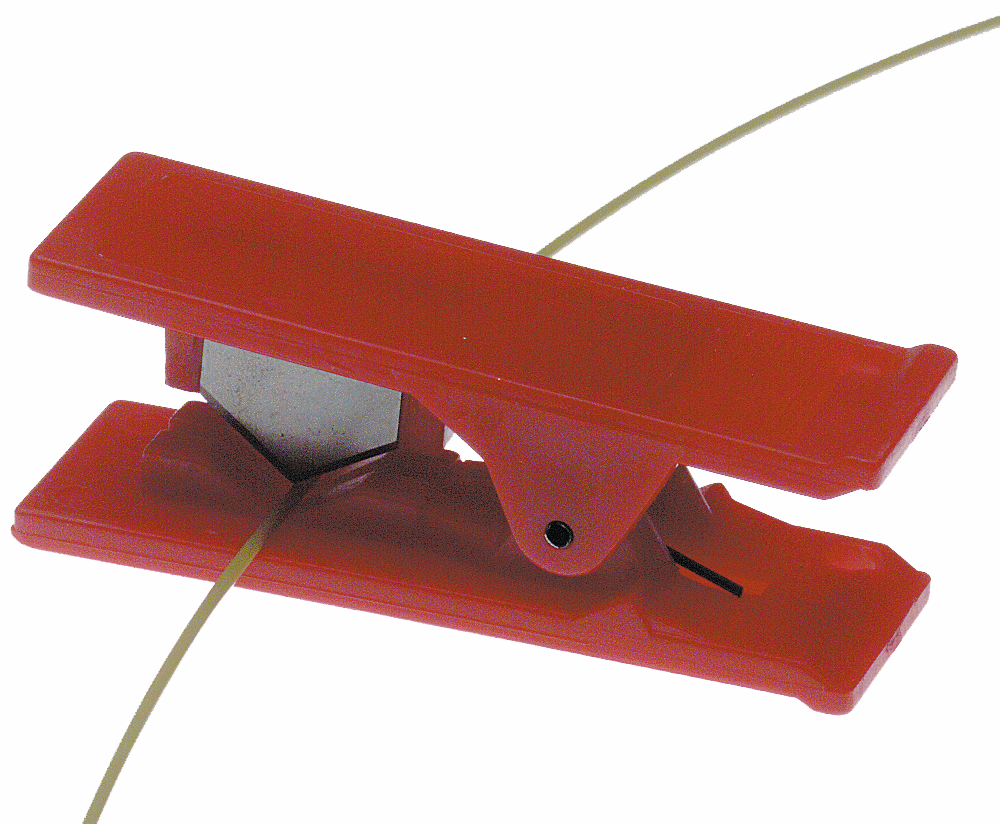 Guillotine cutter for PEEK and PTFE capillaries, red - macherey-nagel