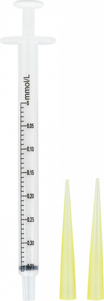 Titration syringe for VISOCOLOR HE Total Hardness H2