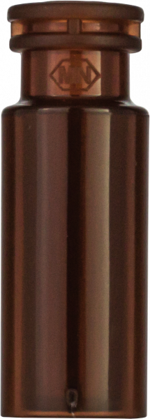 Snap ring/crimp neck vial,N 11,11.6x32 mm,PP amber,w. integr.0.2 mL glass insert