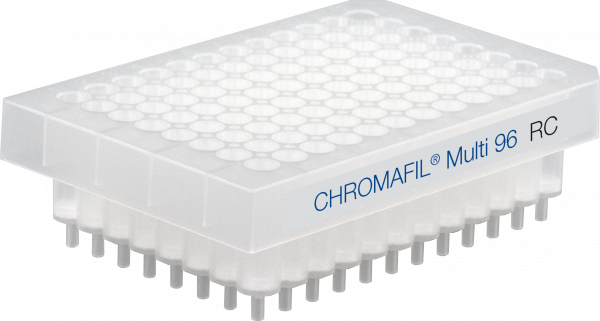 96-well filter plates, CHROMAFIL RC, Approx. 8 mm, 0.45 µm
