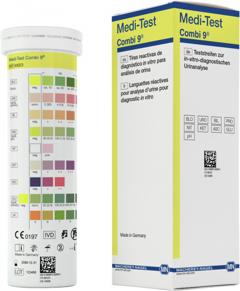 Urine test strips, Medi-Test Combi 9