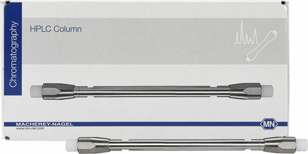 EC HPLC column (analytical), NUCLEOSIL 100-5 C18 AB, 5 µm, 125x3 mm