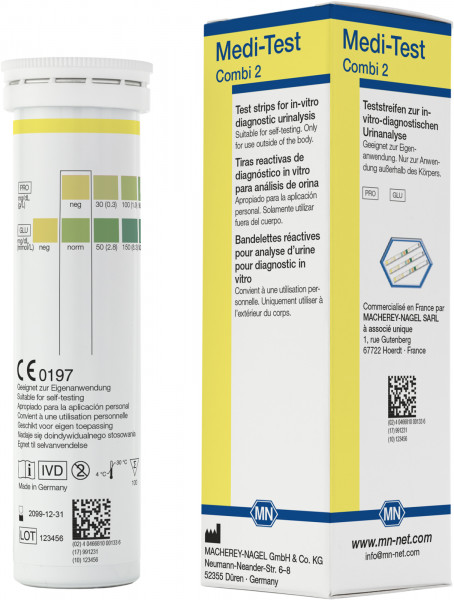Urine test strips, Medi‑Test Combi 2