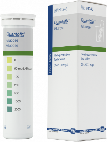 Semi-quantitative test strips QUANTOFIX Glucose