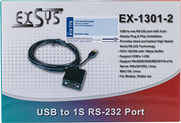 USB/serial adaptor for URYXXON Relax