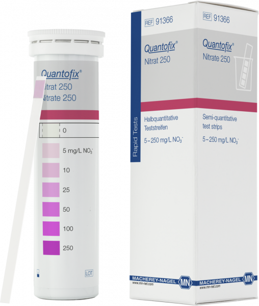Semi-quantitative test strips QUANTOFIX Nitrate 250