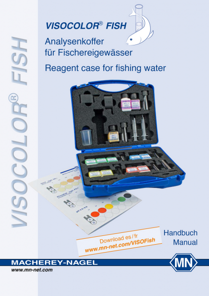 Manual for VISOCOLOR Fish reagent case