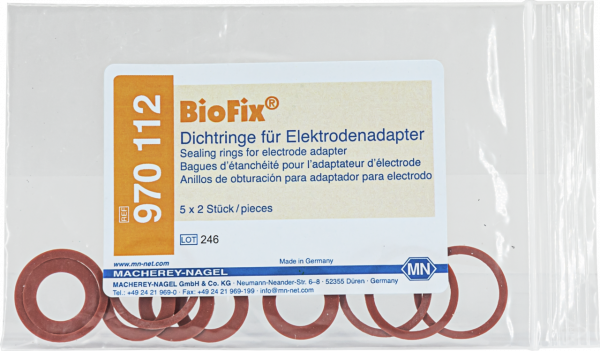 Seals for electrode adaptor for BioFix A‑Tox / N‑Tox