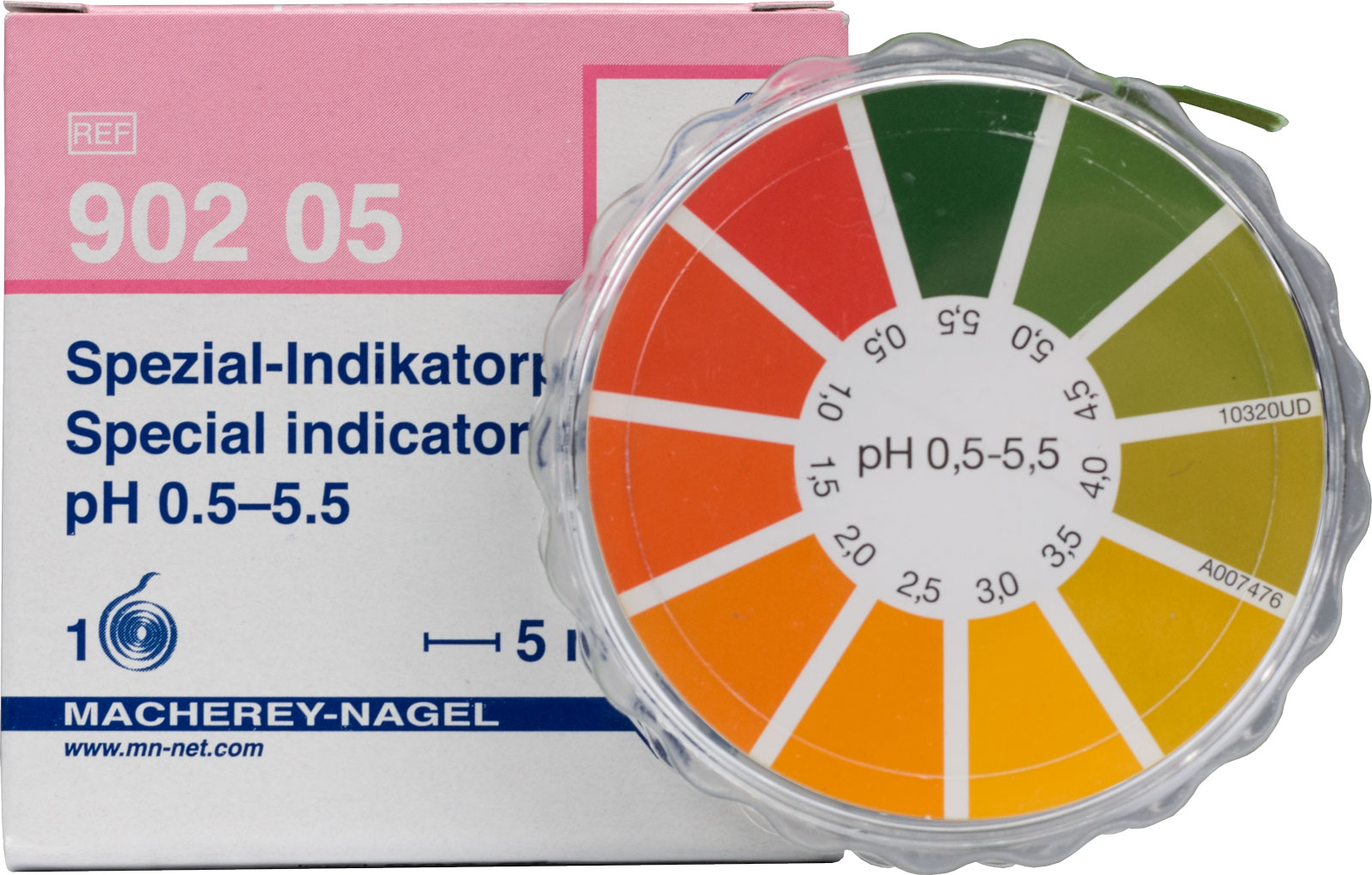 Special indicator paper pH 0.55.5, reel, MN MACHEREYNAGEL