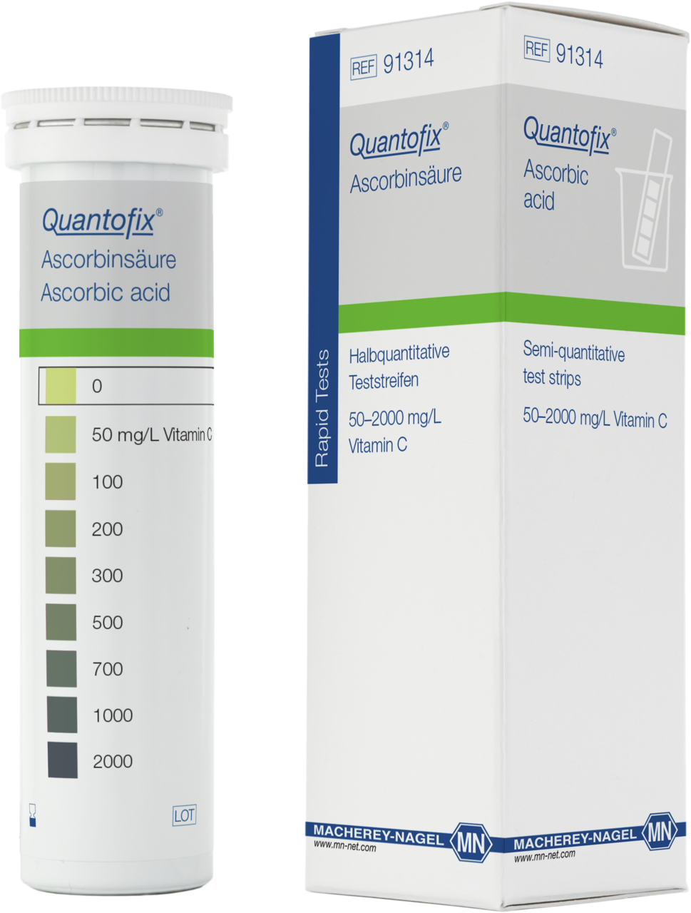 Semi-quantitative test strips QUANTOFIX Ascorbic acid, MN | MACHEREY-NAGEL