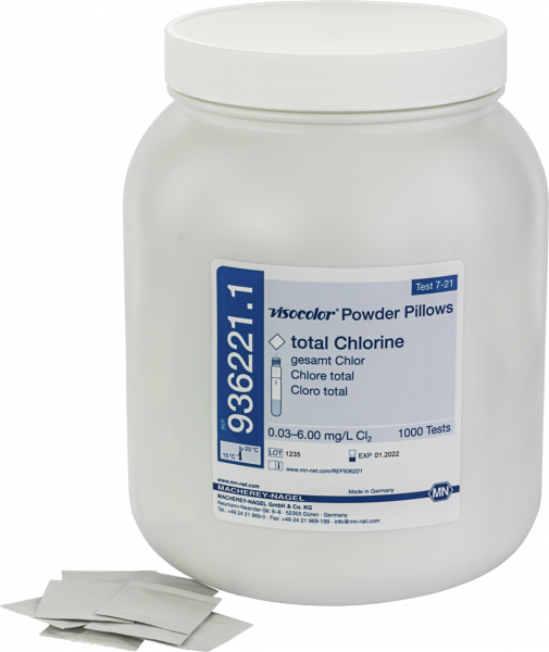 Reagents VISOCOLOR Powder Pillows total Chlorine, 1000 tests, photometric test