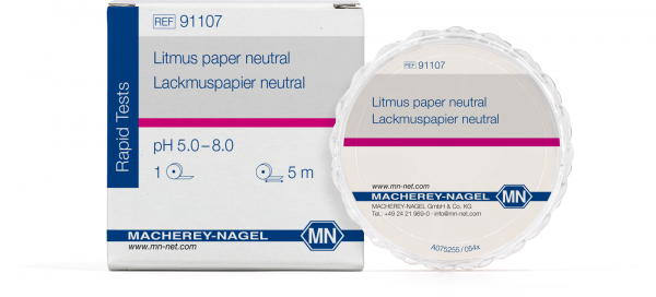 Qualitative pH test paper Litmus paper neutral, pH: 5.0–8.0